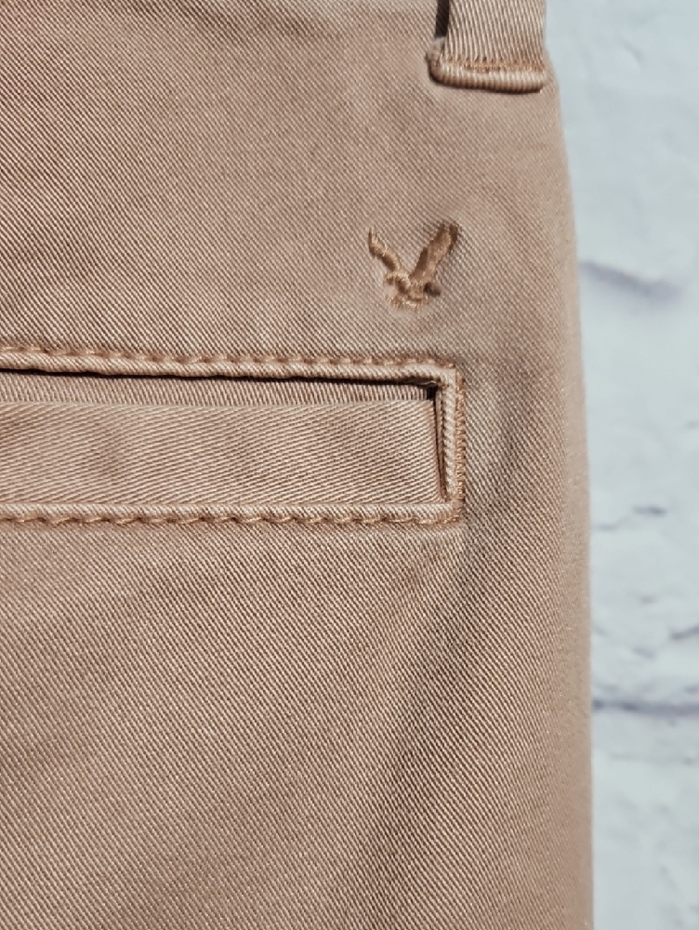 American Eagle Outfitters Blush Tan Women's Cotton Shorts AEO Twill - Picture 4 of 8